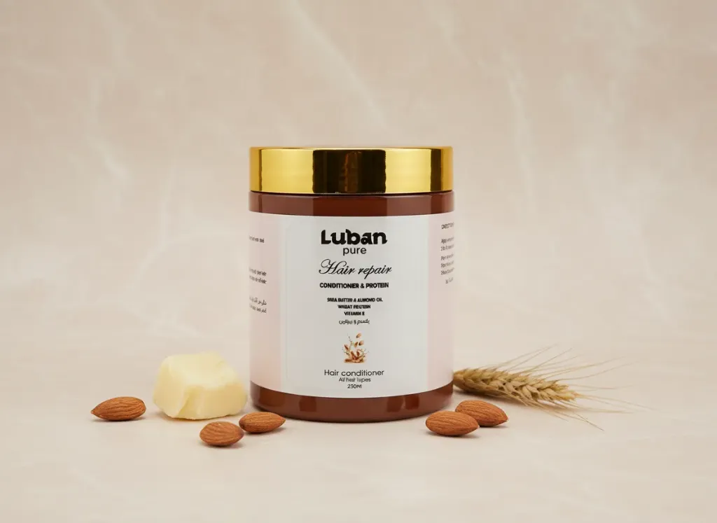 Hair Repair - معالج الشعر بالبروتين وزيت الأركان من Luban Pure